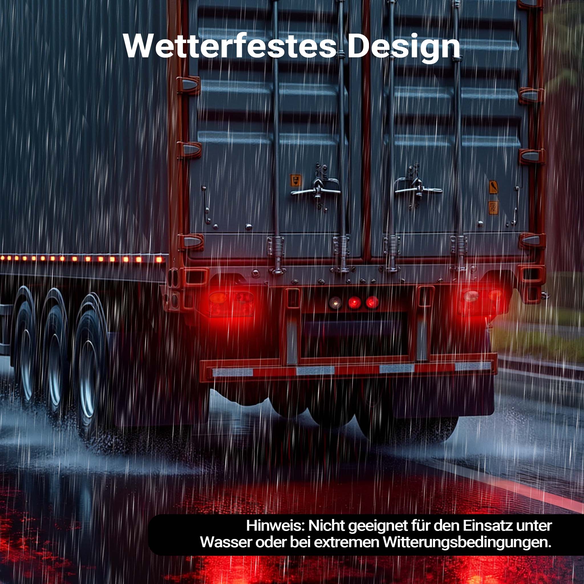 Luci posteriori per rimorchio 2 pezzi Con 5 funzioni Cavo 5 m incluso Presa 13 poli Lampade 12V