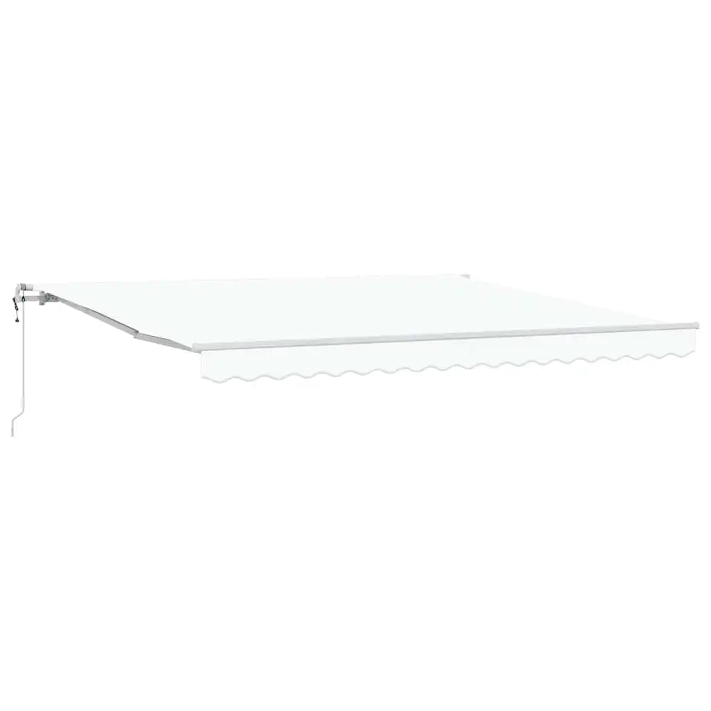Tettuccio Elettrico Retrattile Bianco 400 × 350 cm 3330793