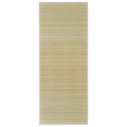 Tappeto del soggiorno | Tappeto Rettangolare in Bamb¨´ Naturale 80 x 200 cm