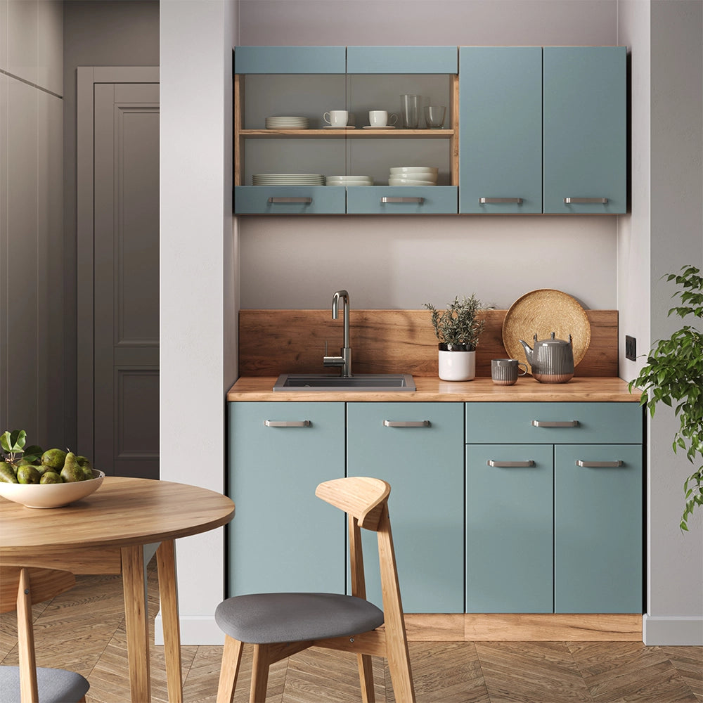 Frontale cucina R-Line Grigio-blu 59.6 x 36 cm frontale del mobile per pensile basso Vicco