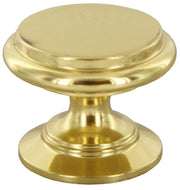 POMOLO OTTONE 2174/B D 25 MM ORO LUCIDO- CAFIM- 25,0 pz