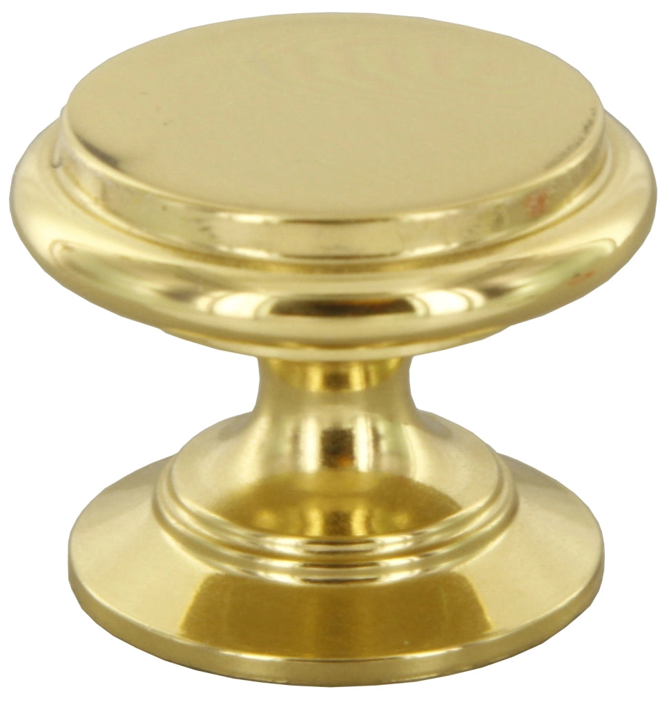 POMOLO OTTONE 2174/B D 25 MM ORO LUCIDO- CAFIM- 25,0 pz