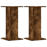 Portavasi mobili per fiori set da 2 legno ingegnerizzato marrone 02_0045307