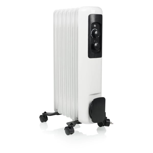 Tristar ka-5177 stufetta elettrica interno nero, bianco 1500 w riscaldatore ambiente elettrico a olio