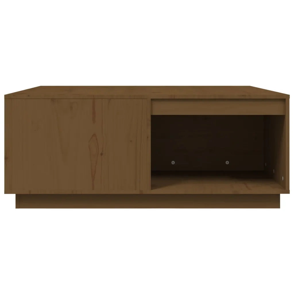 Tavolino da salotto | Tavolino da caff¨¨ | Tavolino da Soggiorno ambra 100x101x40,5cm Legno Massello di Pino