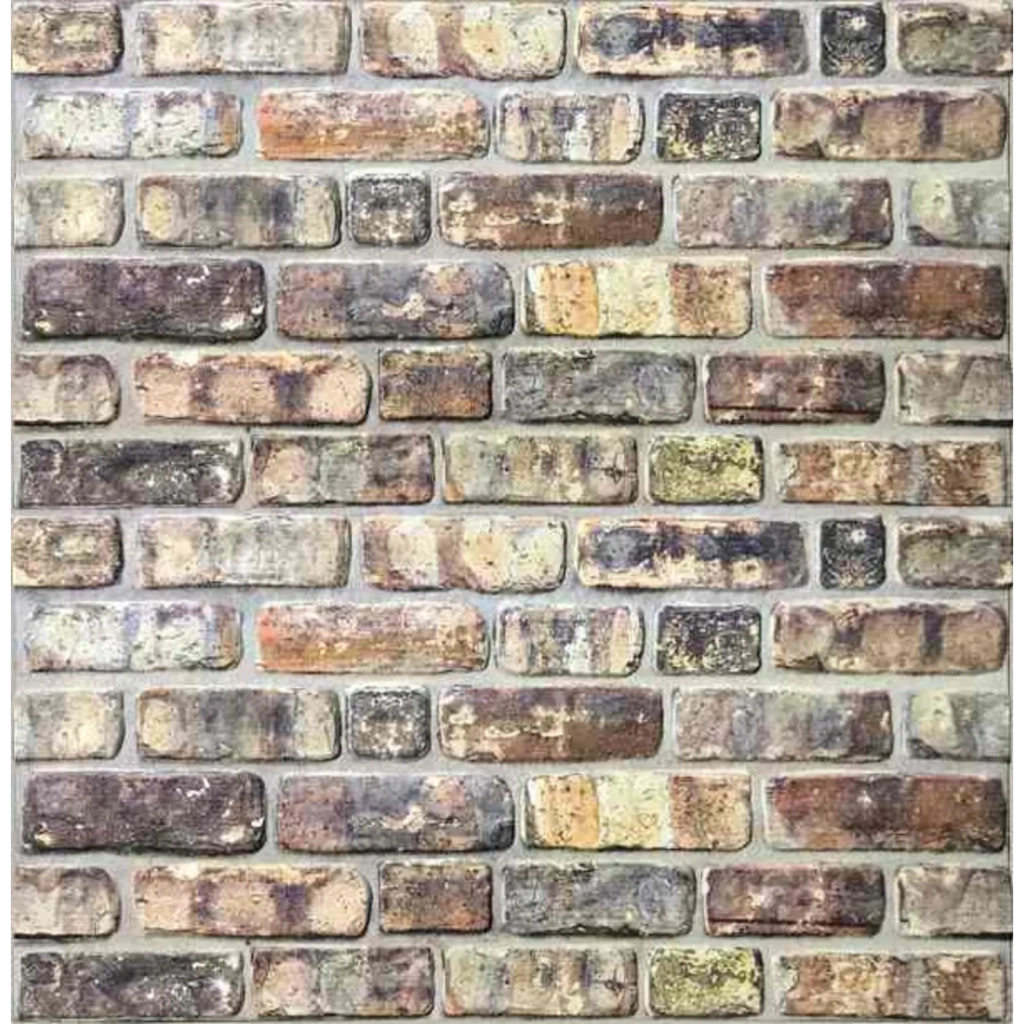 Pannelli da parete 10 pz Multicolore 100 x 50 cm Schiuma EPS CFW4113564