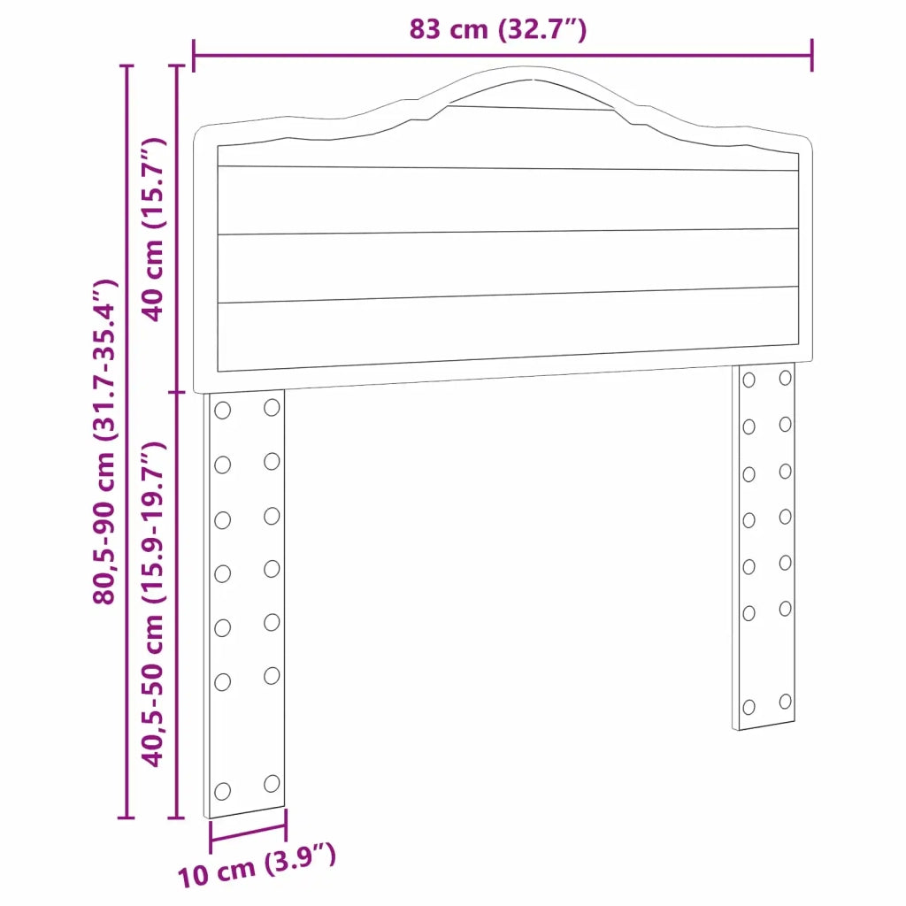 Testiera Rovere fumé Legno multistrato 888721