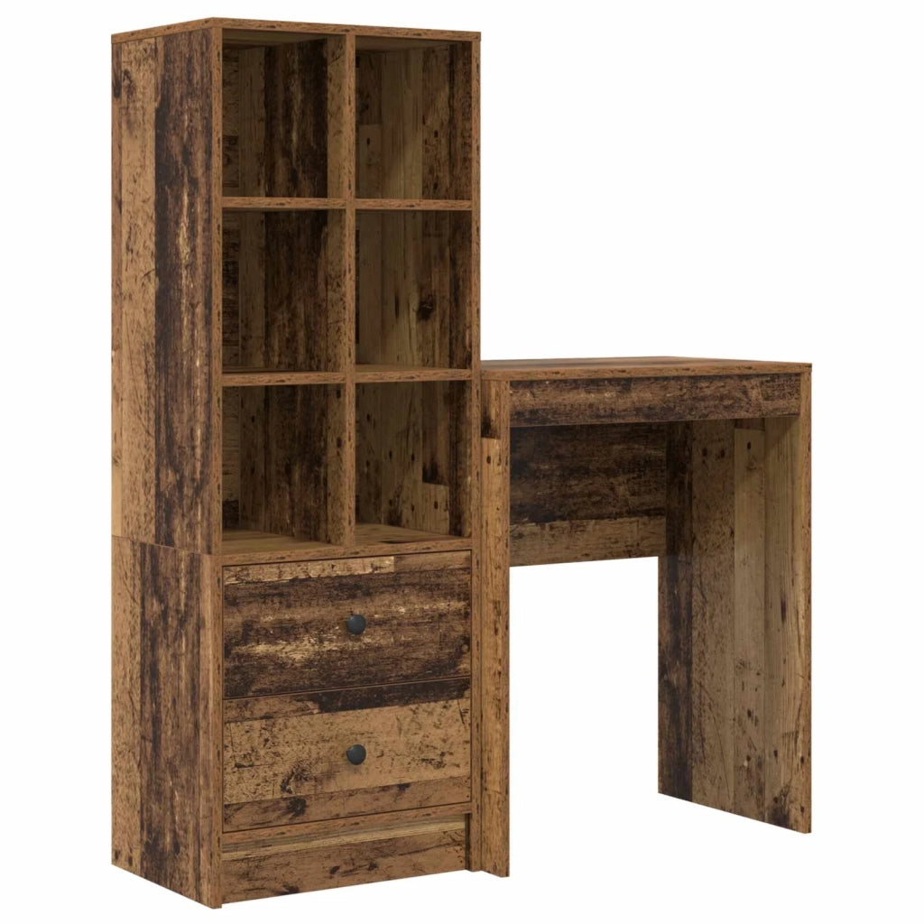 Scrivania Legno vecchio 105,5 x 34 x 127 cm 2 pz 3337303