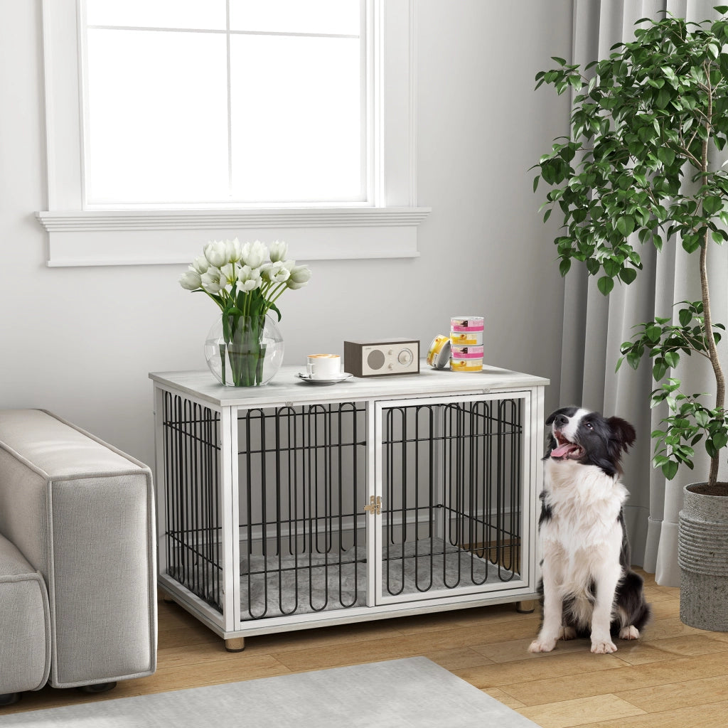 Casetta Cane Grigio con Cuscino ¨C zephmum ¨C 90x58x62.5 cm