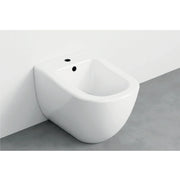 Bidet a Terra Ceramica Cielo "Fluid" Bianco Lucido