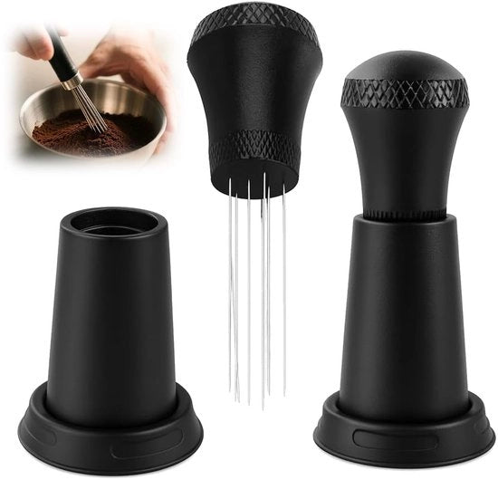 Distributore di Caffè con Filtro Rimovibile - Materiale in Alluminio - Accessorio per Barista - Contenitore per Filtro - Sostenibile - Deposito Igienico - Distributore di Espresso