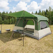 Tenda Familiare con tetto Verde 380 x 260 x 190 cm Poliestere 42028493