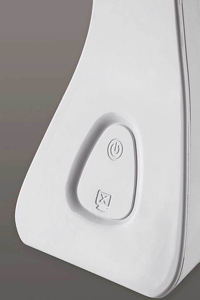 Lampada scrivania LED 7W con display bianca Rabalux