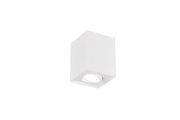 Plafoniera da Interno  GU10 in Metallo Bianco Opaco