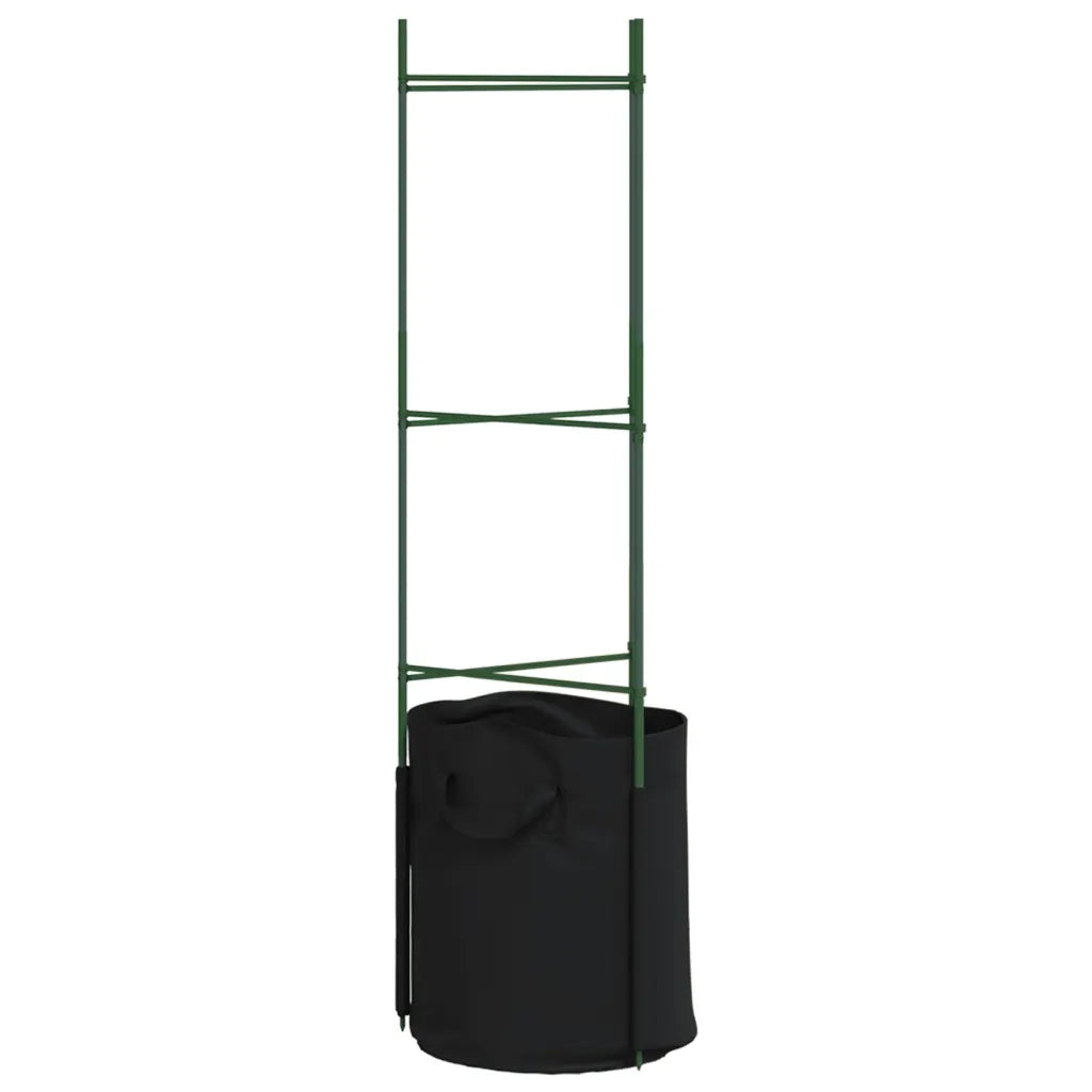 Sostegni Pomodori con Sacchetti Piante 4 pz 116 cm Acciaio e PP CFW6759719