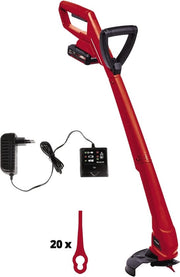 Grastrimmer a batteria 18V con batteria al litio e 8500 giri/min, tagliaerba a filo continuo da 24 cm