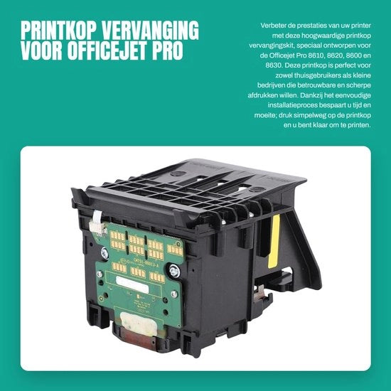 Vervanging della testa di stampa - Installazione rapida - Materiali di alta qualità ABS - Elevate prestazioni - Compatibile con Jet 8100/8600 - Capacità di stampa - Testa di stampa