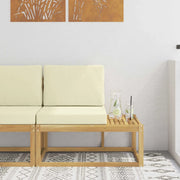 Divano da Esterno con cuscino-Divano da Giardino Bianco 91 x 63 x 73 cm 899382