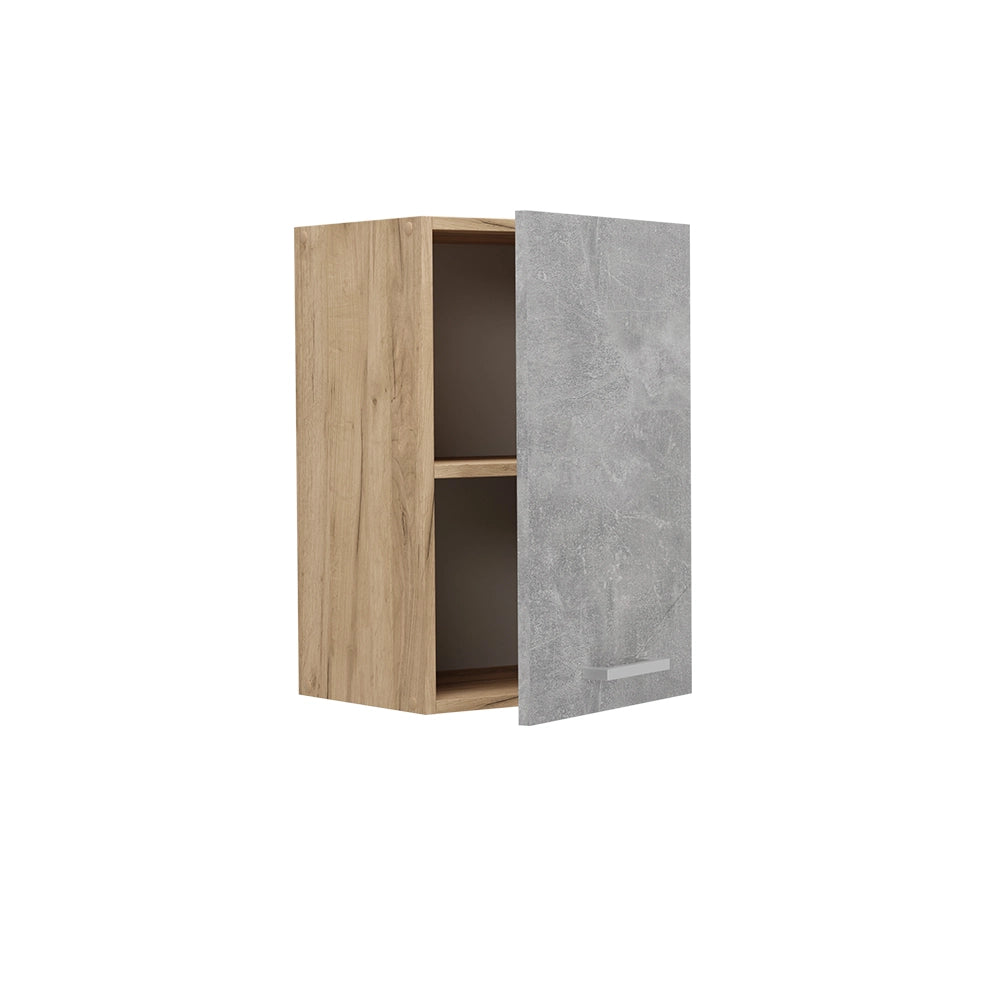 Pensile da cucina R-Line Calcestruzzo/Rovere dorato 40 cm Vicco