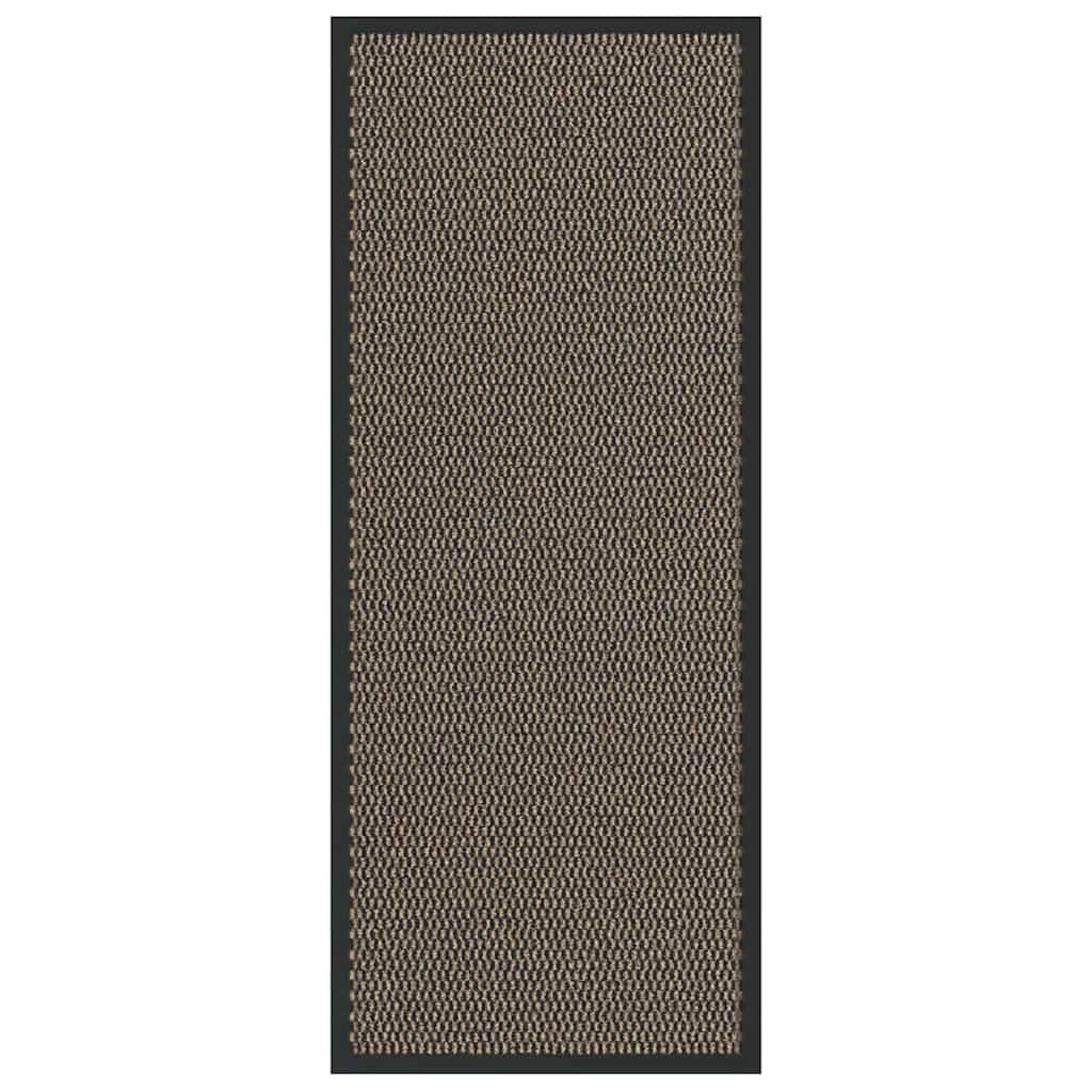 Zerbino antiscivolo per interni/esterni resistente 60 x 150 cm polipropilene marrone 02_0058128
