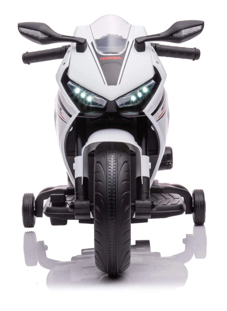 Moto Elettrica per Bambini 12V con Licenza Honda CBR 1000RR Bianca