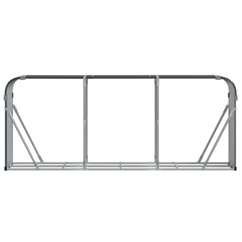 Portalegna 234 x 45 x 100 cm acciaio zincato antracite 02_0043766