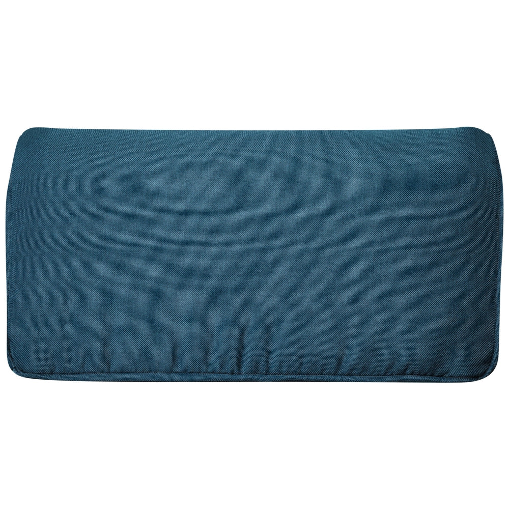 Divano letto blu 3 posti tavolo a ribalta Click Clack soggiorno