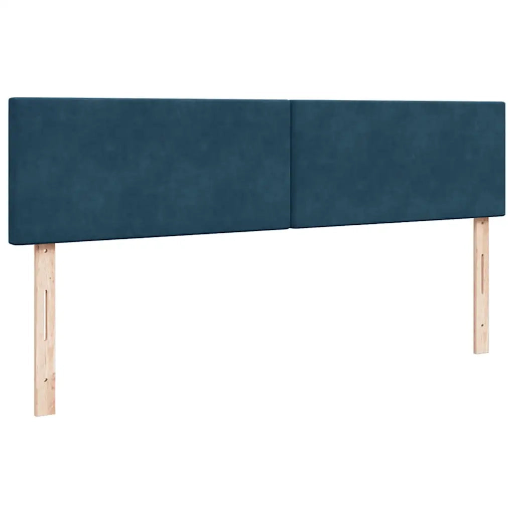 Struttura Letto Pouf con Materassi 160x200 cm Velluto