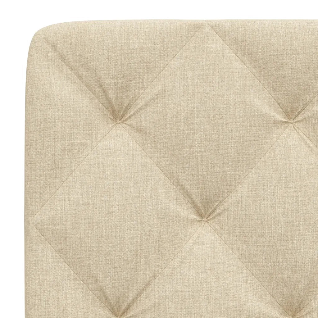 Cuscino Testiera Crema 80 cm in Tessuto CFW1656684