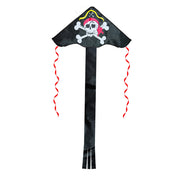 Aquilone Twister Pirata 195x85 cm per Bambini e Adulti Nero