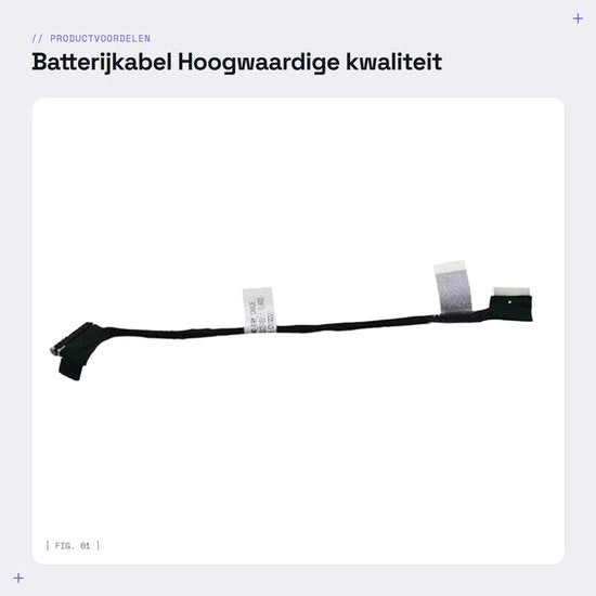 Batteria di ricambio per laptop - Alta qualità - Adatto per Dell Latitude - Sostituzione batteria - Installazione facile - Ideale per Dell Laptop