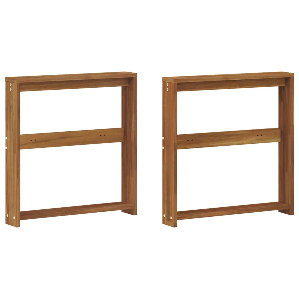 Bracciolo 2 pz Naturale 58,5 x 10 x 61 cm 900514