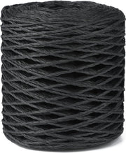 Tessuto di Raffia in Pelle di Carta - Fili di Lint di Carta - 200m Imballo di Regalo Corda per Artigianato DIY - Uncinetti - Imballo di Regalo e Decorazioni