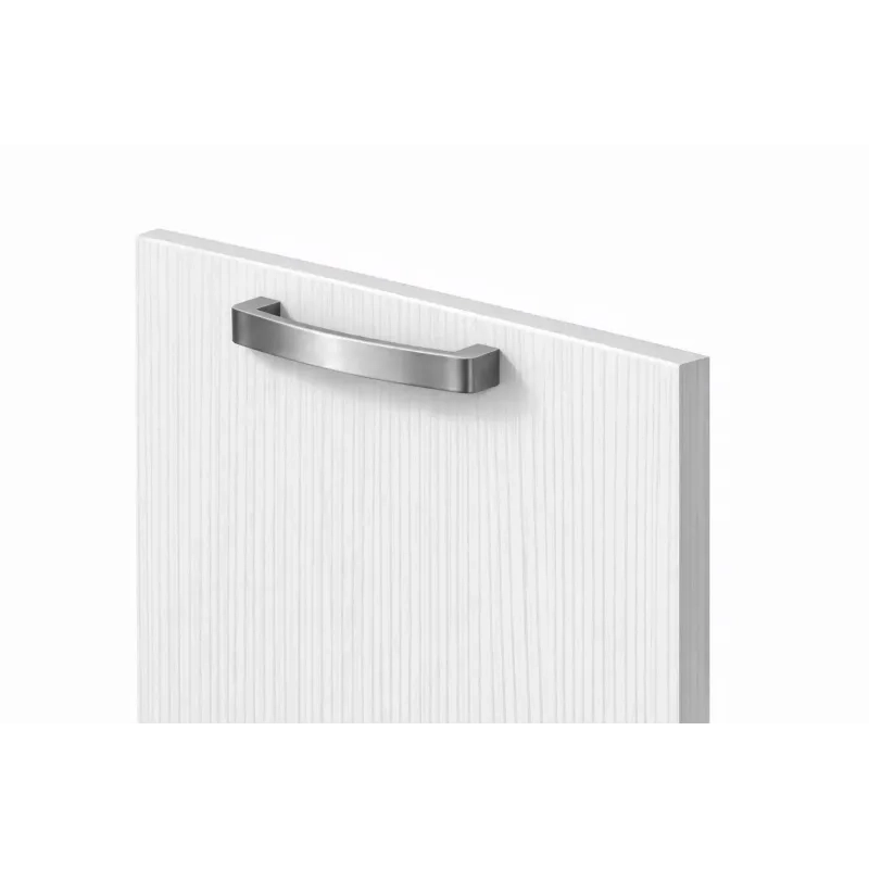 Anta per mobili in Legno nobilitato Compresa di Maniglia 90x30 Bianco Frassino