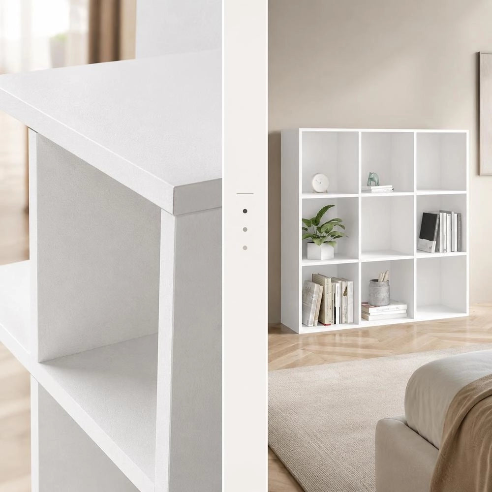 White Bookshelf 98x29x97.5 Cm, Engineered Wood