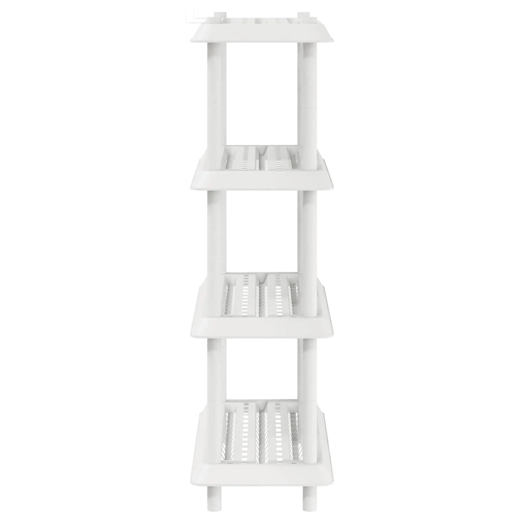 Unità di scaffalatura 4 livelli 100 x 40 x 136,5 cm PP Bianco 8011750