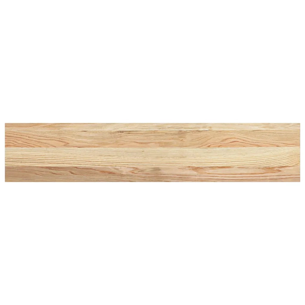 Davanzali 2 pz Non Trattati 100x20x2cm Legno Massello di Rovere