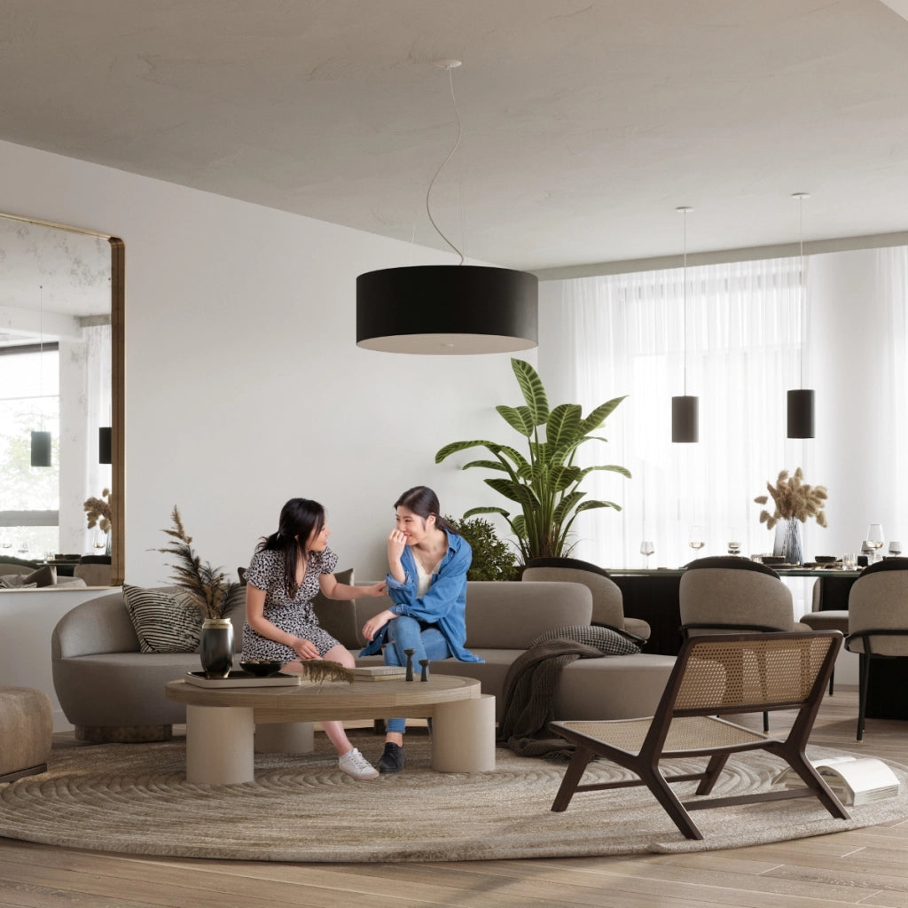 Lampadario OTTO 50 nero