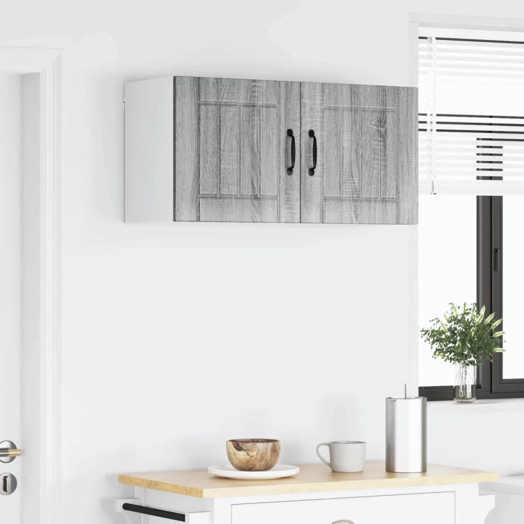 Armadietto a muro LUCCA 2 pcs Grigio Sonoma 40 x 31 x 40 cm