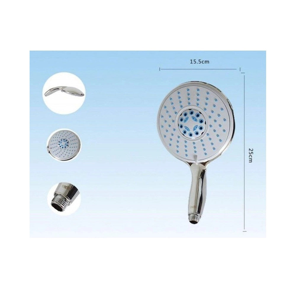 Trade Shop - Braccio Doccia Universale  52053 Telefono 25x15.5cm Doccetta Soffione 3 Getti -