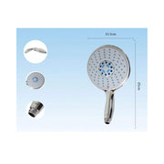 Trade Shop - Braccio Doccia Universale  52053 Telefono 25x15.5cm Doccetta Soffione 3 Getti -