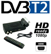 DECODER DVB-T2 HD 1080P DIGITALE TERRESTRE HDMI SCART MPEG4 JPEG USB BN-B333