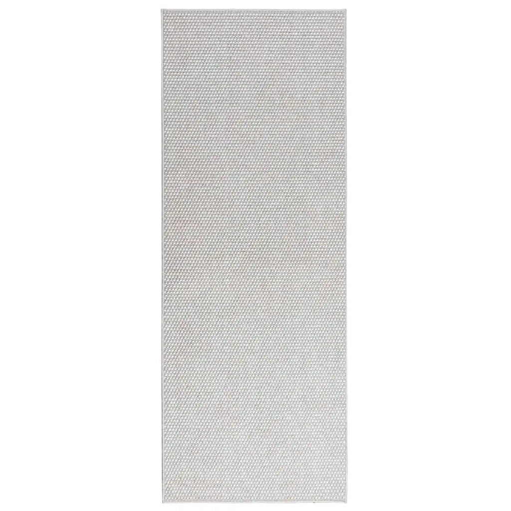 Tappeti per area LUGO Crema e Grigio 80 x 150 cm Poliestere