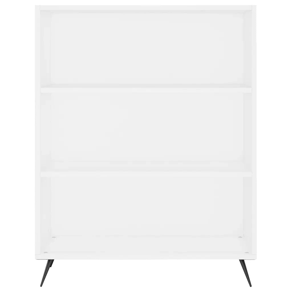 Credenza Bianca 69,5x34x180 cm in Legno Multistrato 3200041