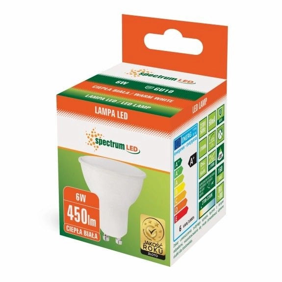 Bulbo Led Caldo Gu10 230v 6w 13265