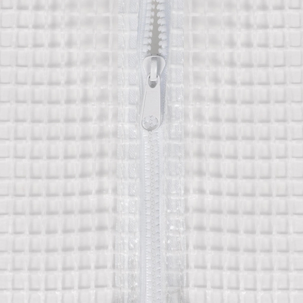 IDMarket - Serra tunnel di giardinario 12 m² bianco ZEBRA 4x3M