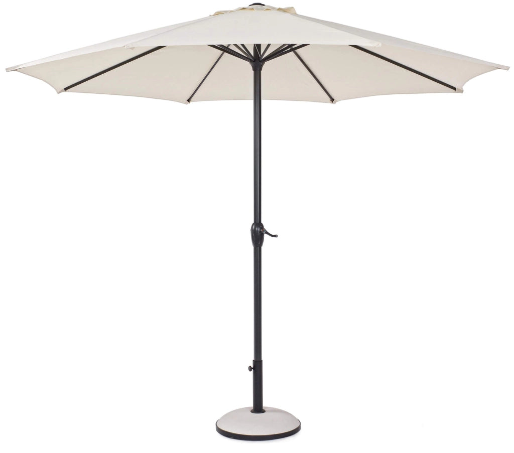 Ombrellone da Giardino Ø3 m Palo Ø46 mm in Alluminio Telo in Poliestere Ecrù