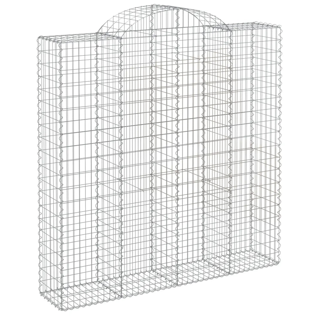 Cesti Gabbioni ad Arco 4 pz 200x50x200/220 cm Ferro Zincatocod mxl 76086