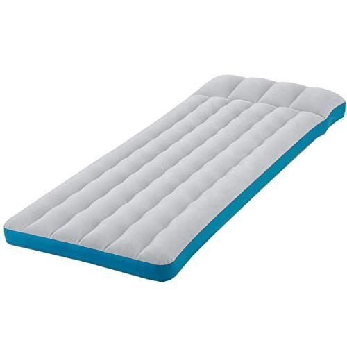 Intex 67999 Materasso Gonfiabile Camping Laminato Matrimoniale 193x127x24 cm Portata 272 Kg colore Blu Grigio