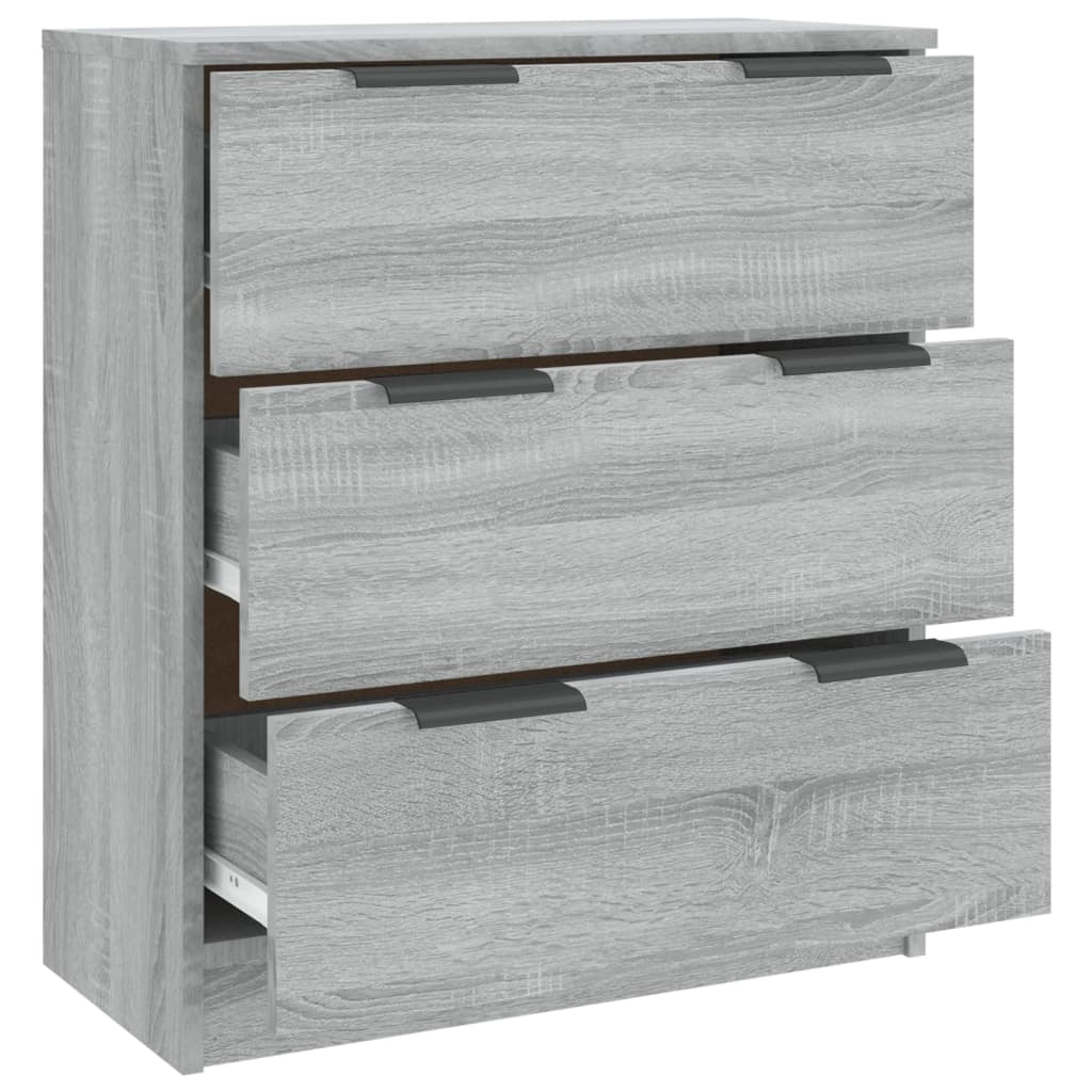 Buffet credenza cassettiera armadio mobile contenitore organizer cucina soggiorno salotto Sonoma 60 x 30 x 70 cm legno ingegnerizzato grigio 02_0036377